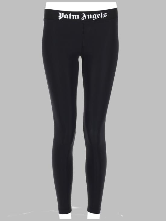 PALM ANGELS Women Straight Pants PWVG016S26 FAB0011010 BLACK