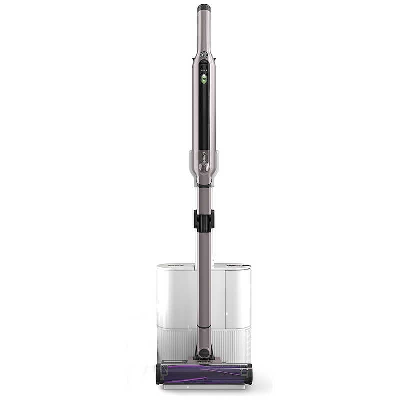 SHARK　スティッククリーナー EVOPOWER SYSTEM iQ+ モーヴグレイ [自動ゴミ収集ドック付]　CS851JMVAE