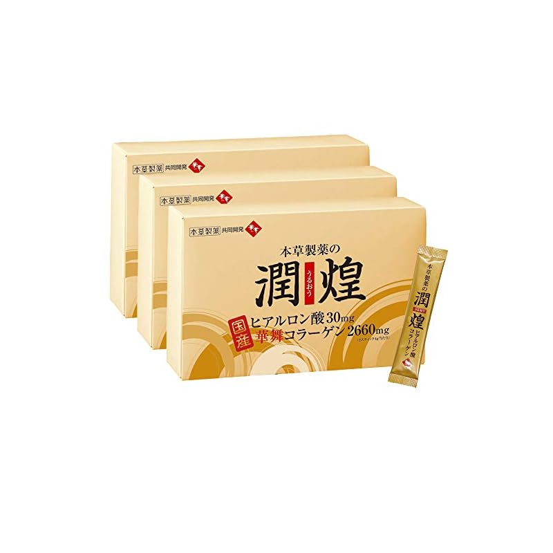 【3日以内発送】AFC 潤煌 (うるおう) ヒアルロン酸 コラーゲン ヒアルロン酸 90日分 (120g3箱)