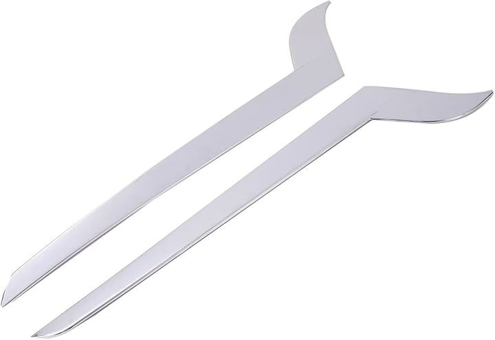 トヨタ 用 テールランプ ライト ガーニッシュ バックドア シルバーメッキ 2P セット アルファード ヴェルファイア 30系 後期( スモーク フィルム ステー バンパー ハンド)