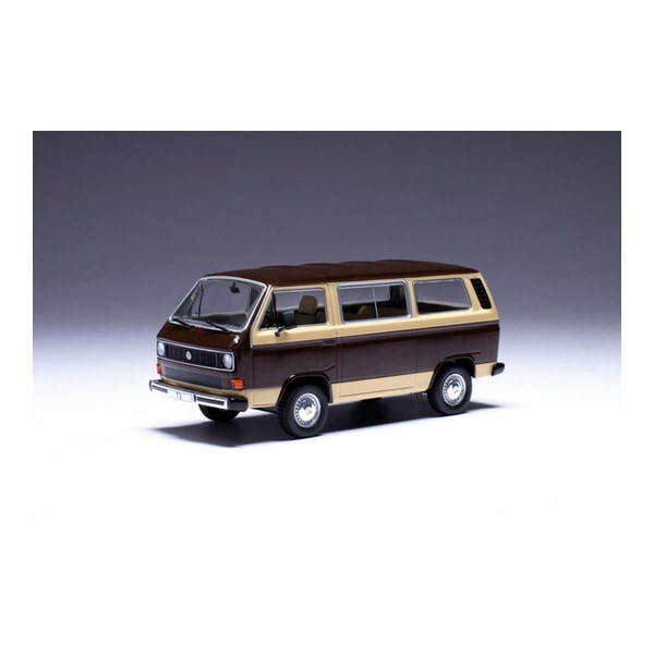 イクソモデル フォルクスワーゲン タイプ2 (T3) カラベル 1981 ブラウン/ベージュ CLC573N 1/43 ミニカー