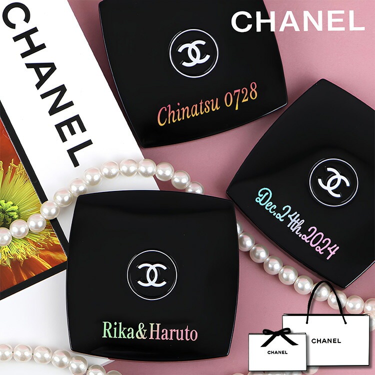 【名入れ ギフト 対応】CHANEL ミロワール ドゥーブル ファセット コンパクト ミラー 純正ブランドラッピング有 鏡 デパコス ブランド 名前入れ コスメ 化粧品 正規品 誕生日プレゼント