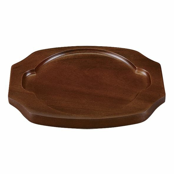 （まとめ買い）カンダ 鉄鋳物スキレット8インチ用 木台 [x3]