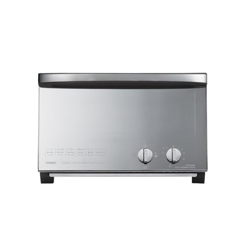 TWINBIRD(ツインバード) トースター オーブントースター 4枚焼き ピザ丸々入る広さ 120