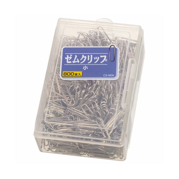 (まとめ) ライオン事務器 ゼムクリップ 小23mm CS-M06 1箱（800本） (×30セット)