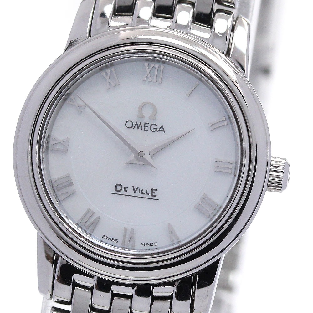 オメガ OMEGA 4570.71 デビル プレステージ クォーツ レディース _848542【中古】