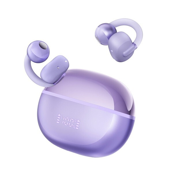 ロア・インターナショナル HL-AFPL パープル Haylou Airfree 完全ワイヤレス オープンイヤー型イヤホン (Bluetooth対応)