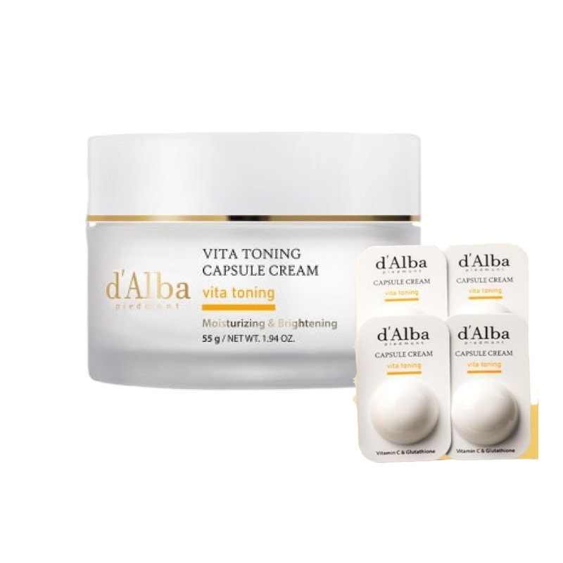ビタトーニングカプセルクリーム 55g, 1個(+クリーム1.5g*4個)