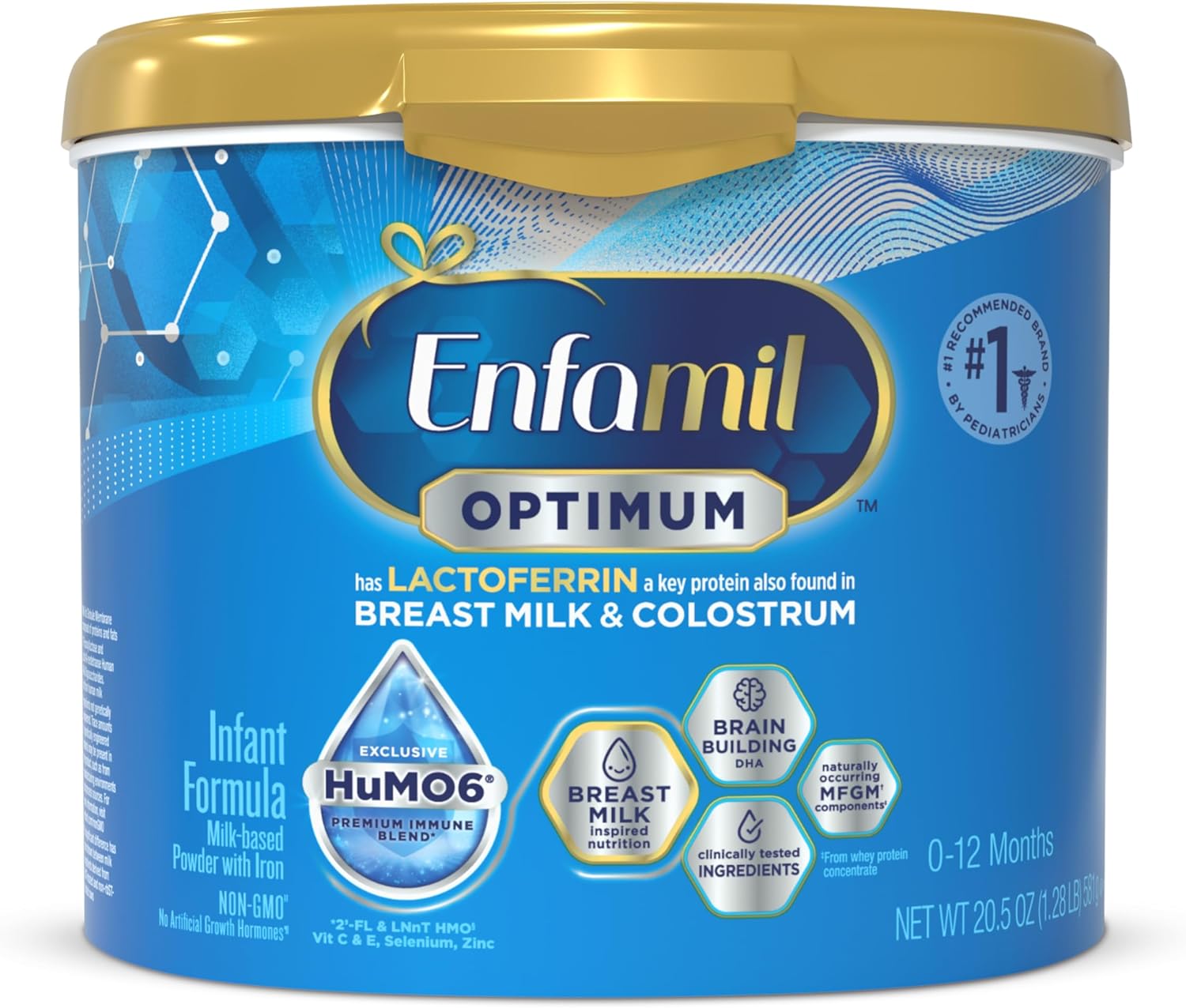 Enfamil Optimum (Enspire), Our Closest Formula to Breast Milk, Powder 20.5Oz