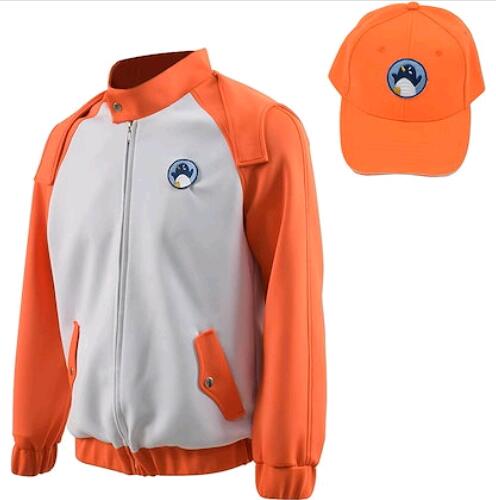 宇宙よりも遠い場所 南極へ コスプレ衣装 作業服 オレンジ 帽子付き 普段着 男女サイズ