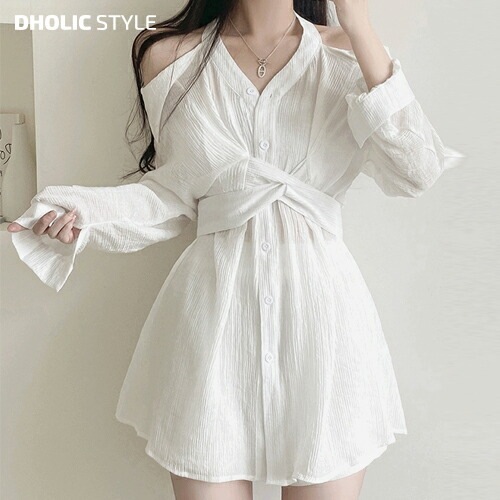 [メガ割りSALE]ホルターネックカットシャツ&ショートパンツSET・p549867 4,961円