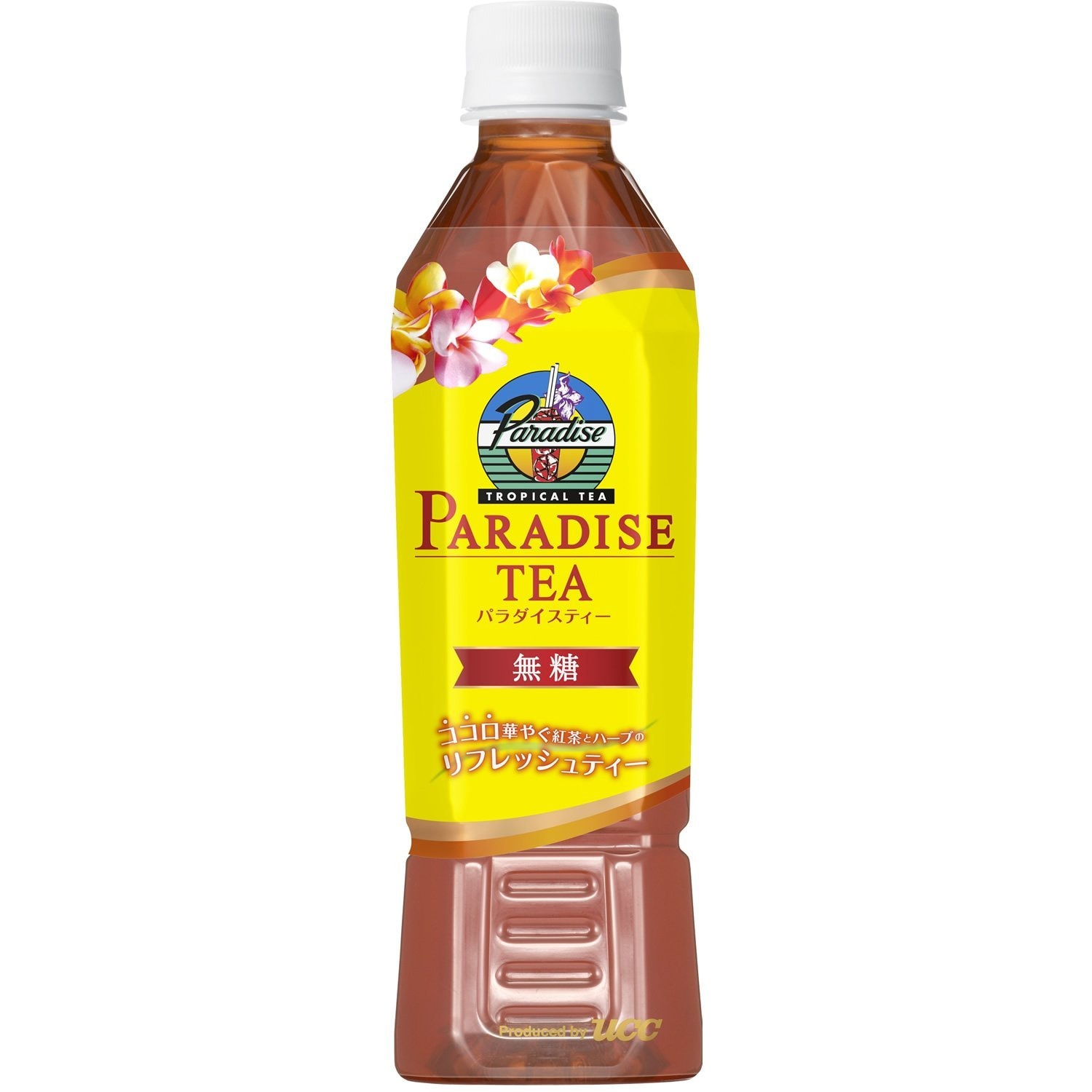 パラダイストロピカルティー UCC パラダイスティー 紅茶とハーブのリフレッシュティー 無糖 ペットボトル 450ml×24本