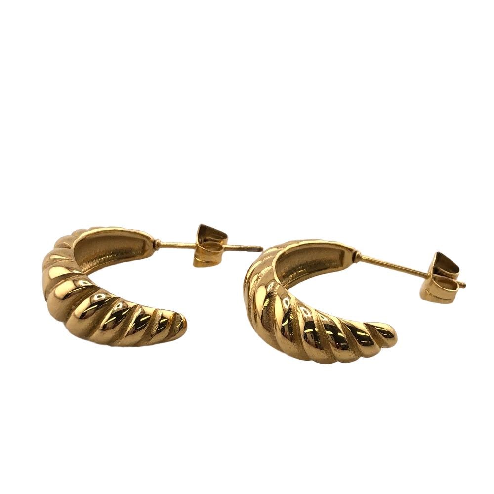 PETITE CROISSANT HOOP チタン ピアス ゴールド レディース ブランド 7,004円