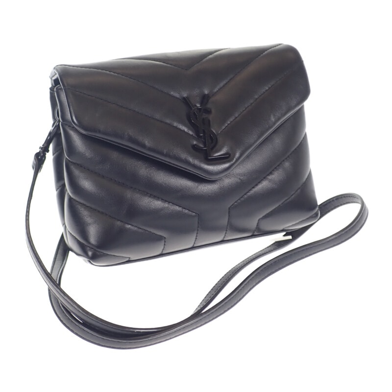 ルル トイバッグ 630951_DV708_1000 ショルダーバッグ カーフ ブラック シルバー金具 レディース【Aランク】