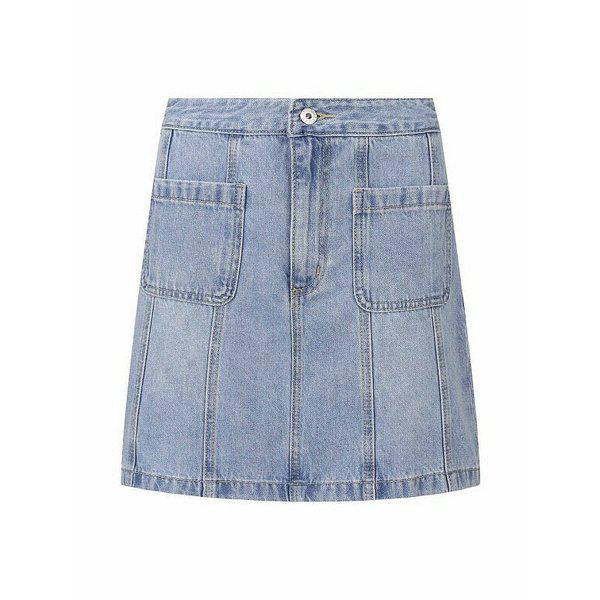 [] 女性) Lトーン アウトポケット デニムスカート (B252DK982P1) (P003788286)