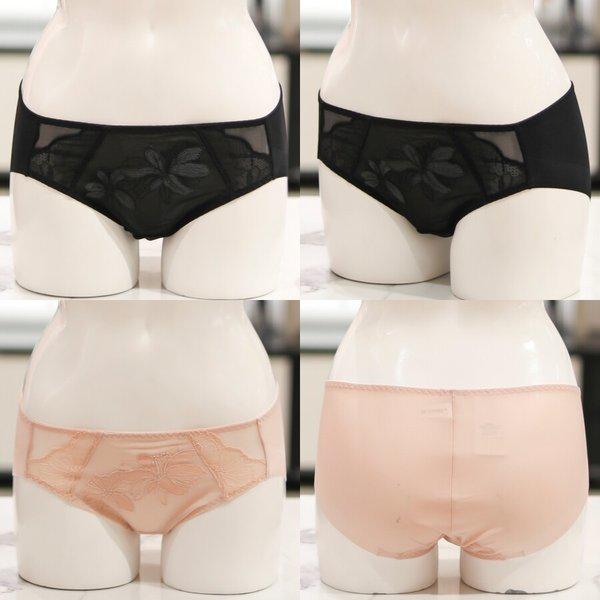 AK盆唐店 CCチュール刺繍ジャガードレース 女性 ハムパンティー 2種 択1 BP959AP