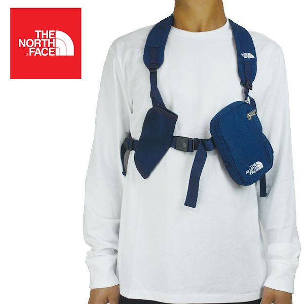 ノースフェイス男女兼用 チェストバッグTHE NORTH FACE ESSENCE STRAP  BAGエッセンスストラップバッグINDIGO(インディゴ)男女兼用 ボディバッグ ベスト ポーチ付き ア