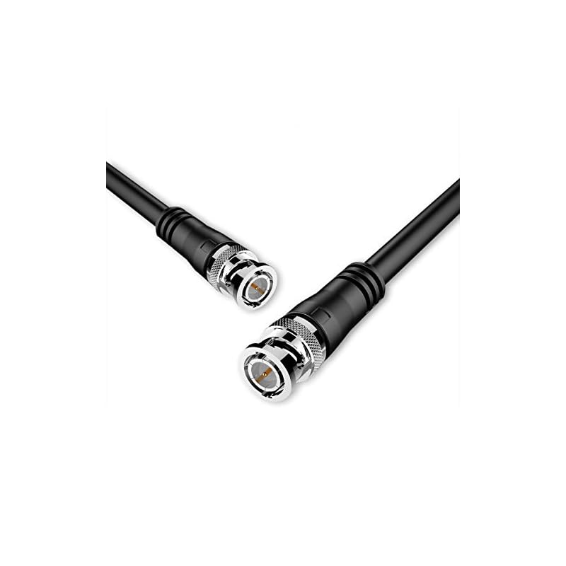 SDI ケーブル 60MFURUI BNC ケーブル HD-SDI ケーブル 3G 75 Ohm 同軸 ケーブル 75-5 銅コネクタ 動画セキュリティカメラに適用