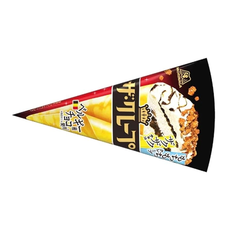 【即納】[冷凍] 森永製菓 ザ・クレープチョコ＆バニラ 105ml×28個