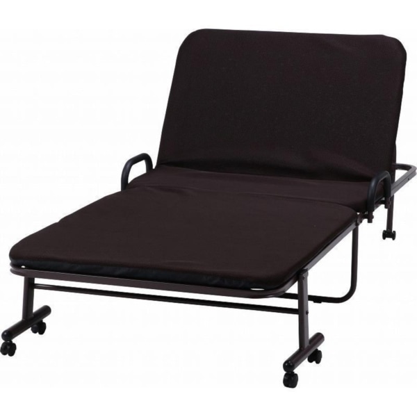 不二貿易 14739 ワンタッチベッド フリーロック 42段 高床タイプ KJ-120H-42-BR メーカー直送