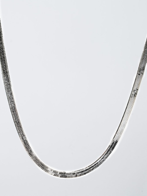 【HARANG】 HR 345N_Herringbone Snake Chain Necklace (Thick) 正規品