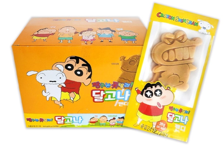 韓国のお菓子 韓国 お菓子 クレヨンしんちゃん タルゴナキャンディ飴 イカゲーム (16個入りx2箱)