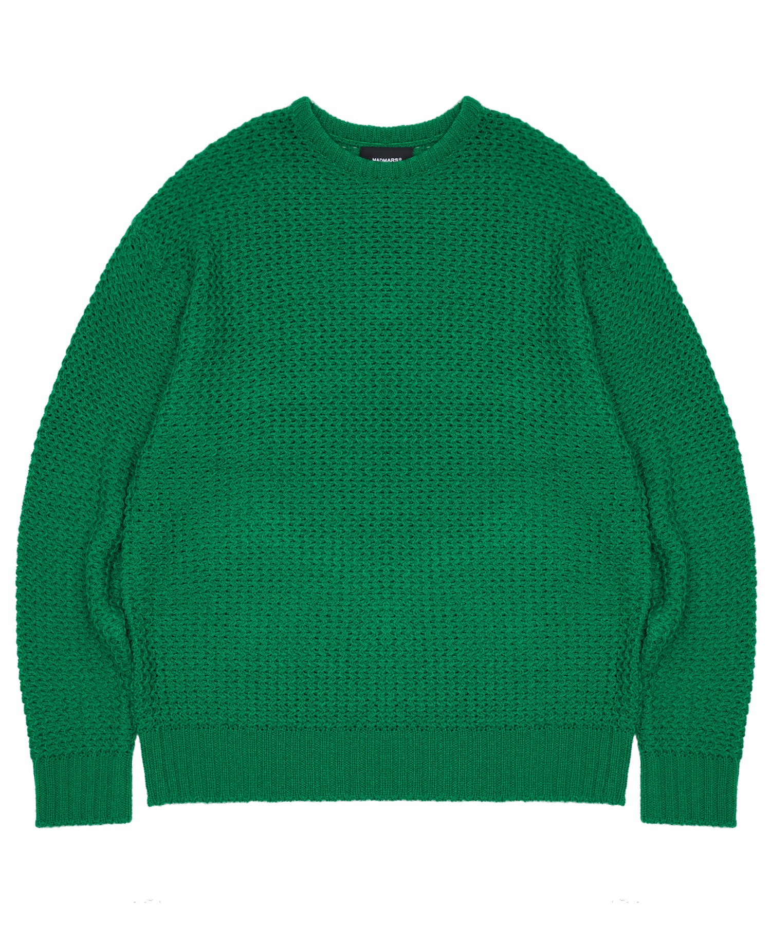 流行 Oversized 22 FW Fit Knitwear_Green Crewneck Rope ニット 流行 Oversized 22 FW Fit Knitwear_Green Crewneck Rope ニット