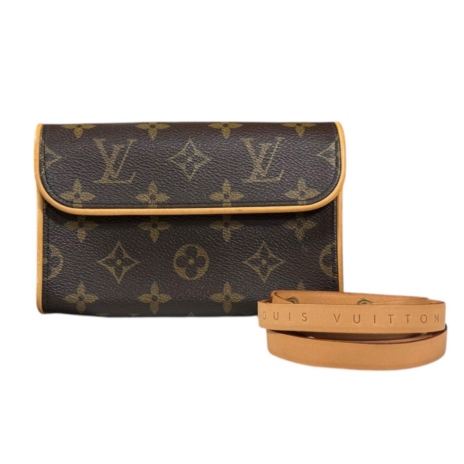 ルイヴィトン ポシェットフロランティーヌ モノグラム ウエストバッグ モノグラムキャンバス M51855 ブラウン LOUIS VUITTON 中古