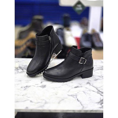 セーブゾーン05 女性 4cm ヒール バックル飾り ブーティー アンクルブーツ SDFZFQ603_P384434013 14,811円