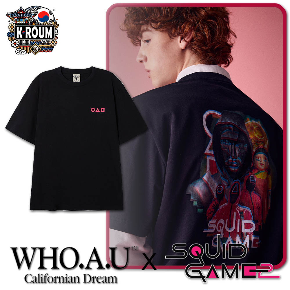 [WAU x SQUID GAME] Hologram T-Shirt イカゲームホログラム Tシャツ / ユニセックス