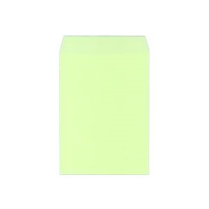 （まとめ） キングコーポレーション カラークラフト封筒 角2 85g／m2 枠なし ウグイス K2C85UG 1パック（100枚） 10セット