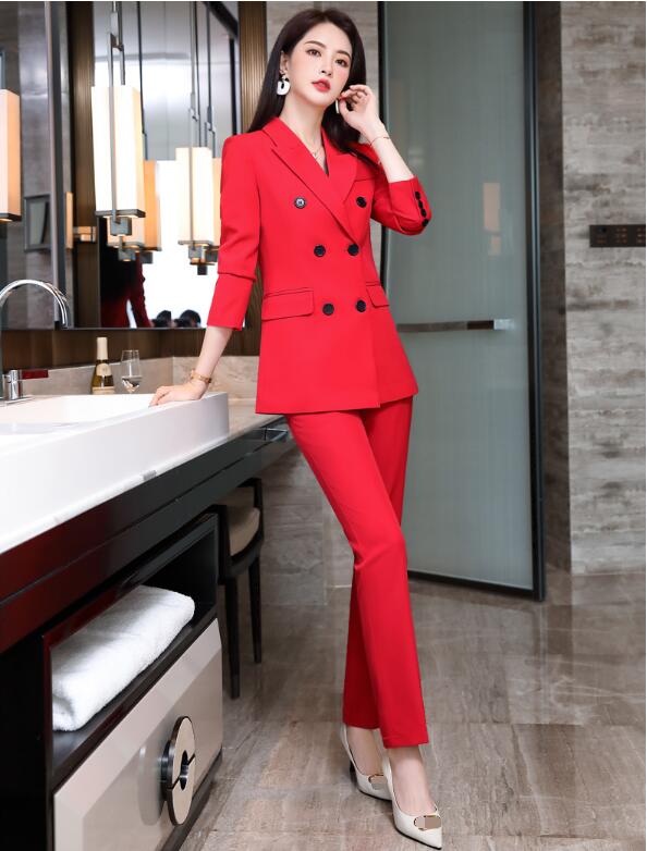 洗えるスーツ「2点セット」レディース 着痩せ OL 通勤 フォーマル 卒業式 結婚式 二次会 女性 20代30代40代50代 成人式 長袖 ロング丈ジャケット+パンツ S/M/L/XL/2XL/3XL