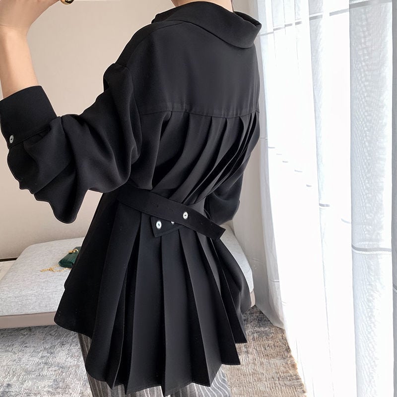 4color レディース トップス シャツブラウス シャツ ブラウス ペプラムシャツ