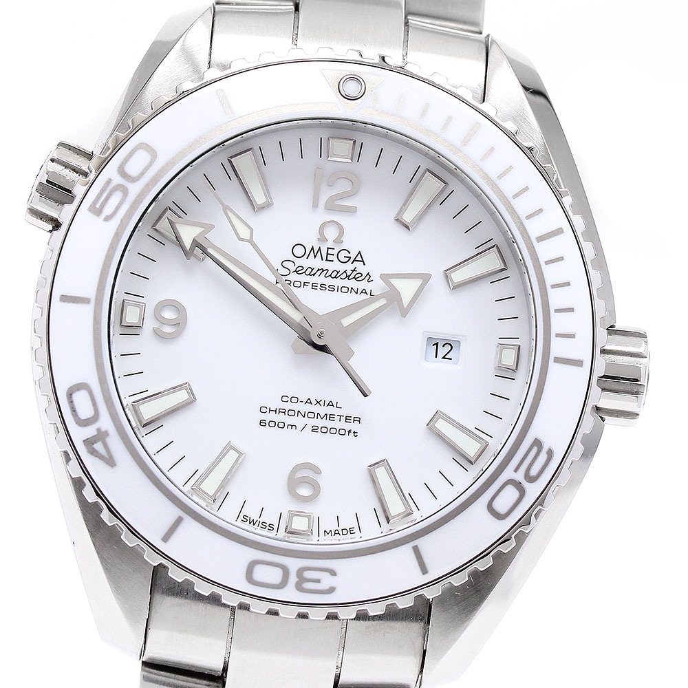 オメガ OMEGA 232.30.38.20.04.001 シーマスター プラネットオーシャン600 デイト 自動巻き メンズ 良品 保証書付き_893922【中古】