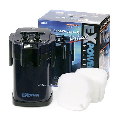 外部フィルター　バリューエックスパワーフィルター　ＶＸ－７５　ろ材付きセット＋ウールパッド　外部フィルター用　Ｖ７５　１２枚　ＣＲＣ10―03―01―15―00