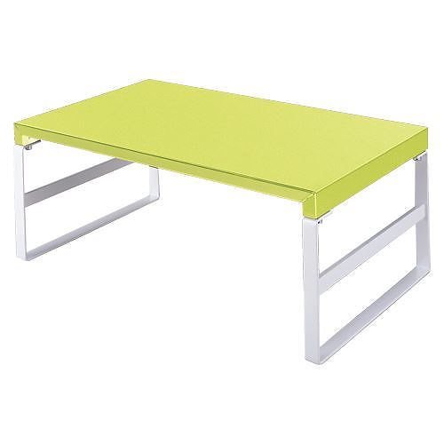 （まとめ買い）机上台 390mm 黄緑 A-7331-6 00011683 [x3]