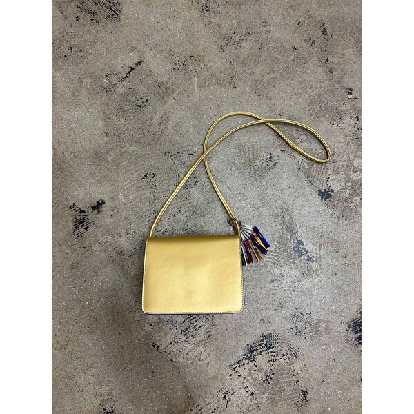 cheek Line mini shoulder C24008-91 ゴールド ミニショルダーバッグ