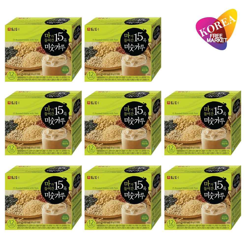 山芋入り15穀物 ミスカル 8個セット 240g(20g 12包) / 韓国 お茶 スティックタイプ