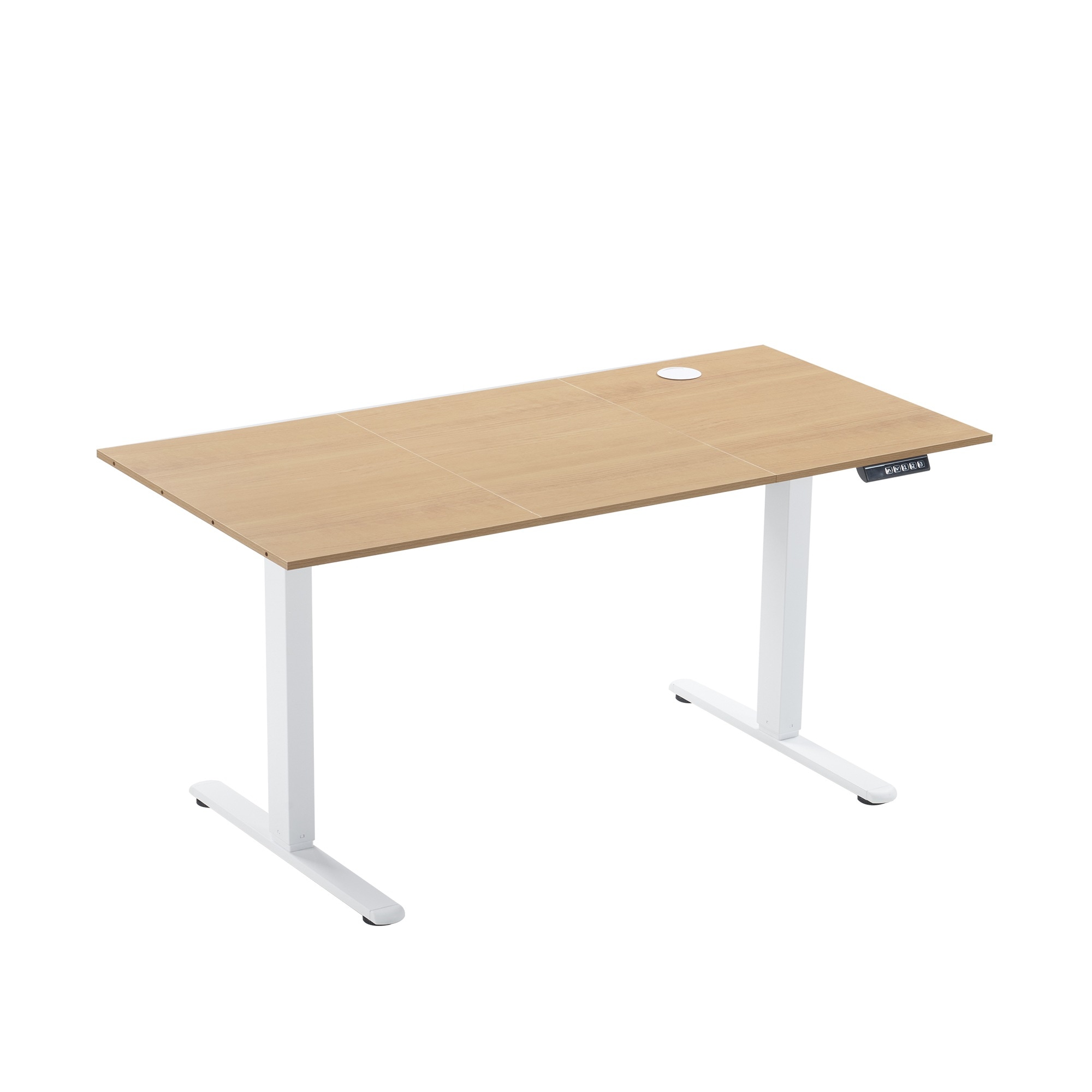 【国内発送】815ナチュラル 電動昇降デスク スタンディングデスク 電動 幅140cm昇降デスク 昇降式テーブル 昇降式デスク 昇降 高さ調整 リモートワーク デスク 在宅 テレワーク 昇降式 オフィ