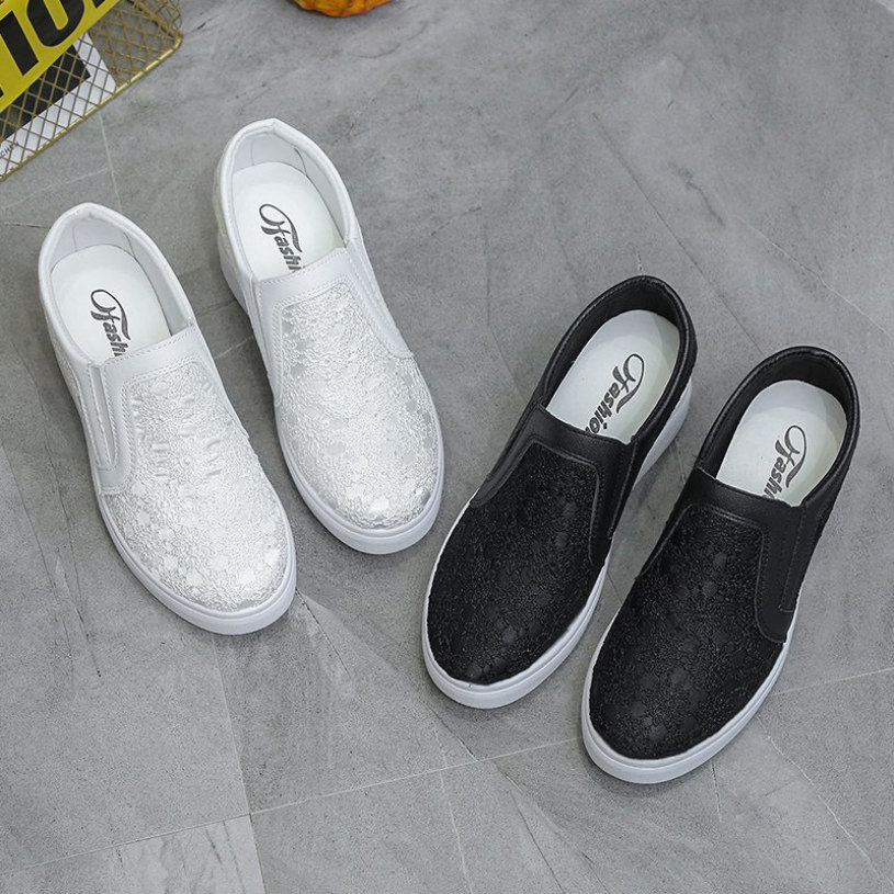 クーポン スリッポン 厚底スリッポン レディース 黒 厚底スニーカー インヒール スニーカー レディース 可愛い おしゃれ 春夏秋冬 スリッポン かかとなし スニーカー ウェッジヒール 痛くない 歩き