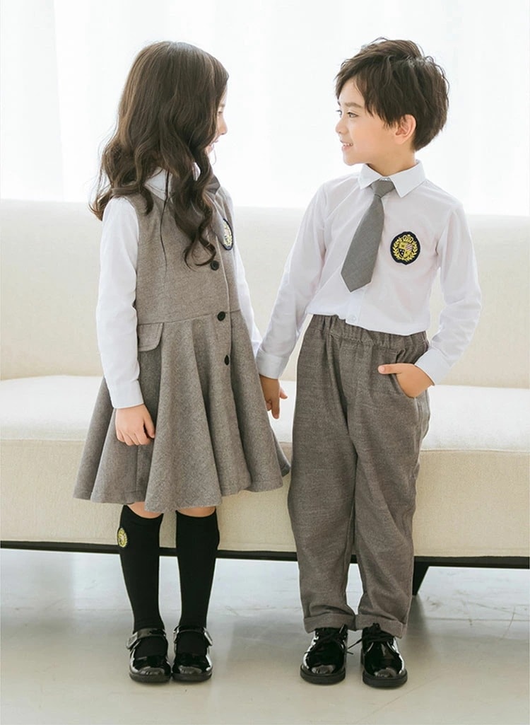 【今季トレンド】学生服 制服 キッズ ベスト シャツ パンツ ズボン スカート 男の子 女の子 子供服 5点セット ニット ジレ ネクタイ ユニフォーム アイビースタイル 可愛い お洒落 おしゃれ カ 6,315円