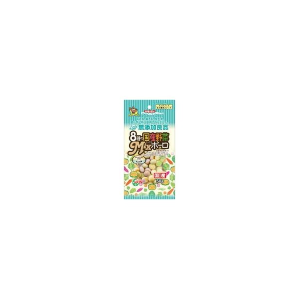 【1ケース】【お取り寄せ対象品】ドギーマン 無添加良品 8種の国産野菜MIXボーロ 50g[ドギーマンハヤシ] *36個