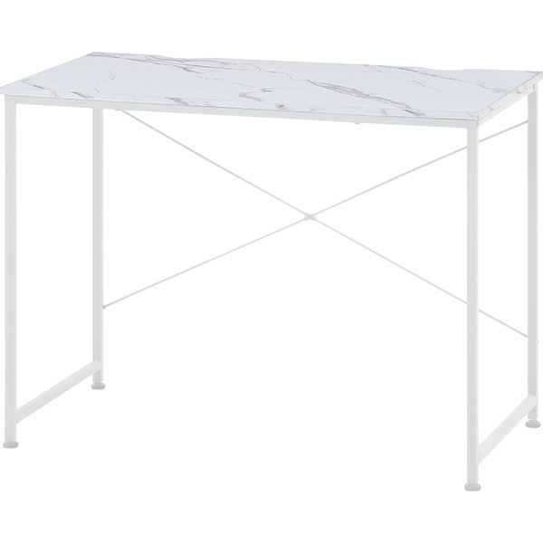 ワークデスク 約幅95x48cm ストーン 組立品