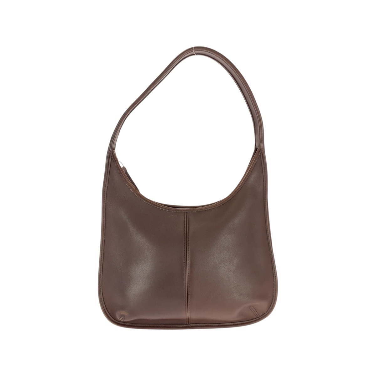 美品 ヴィンテージ エルゴ ブラウン 茶 ゴールド金具 レザー 9025 ショルダーバッグ 505998
