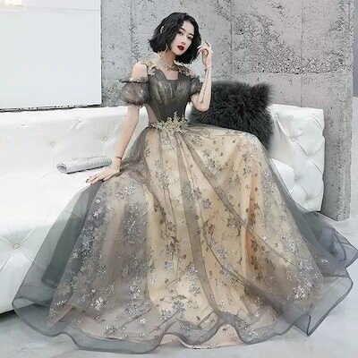 【3日で出荷し】イブニングドレス 花嫁ドレス カラードレス ロングドレス 発表会 演奏会 ワンピース レディース パ