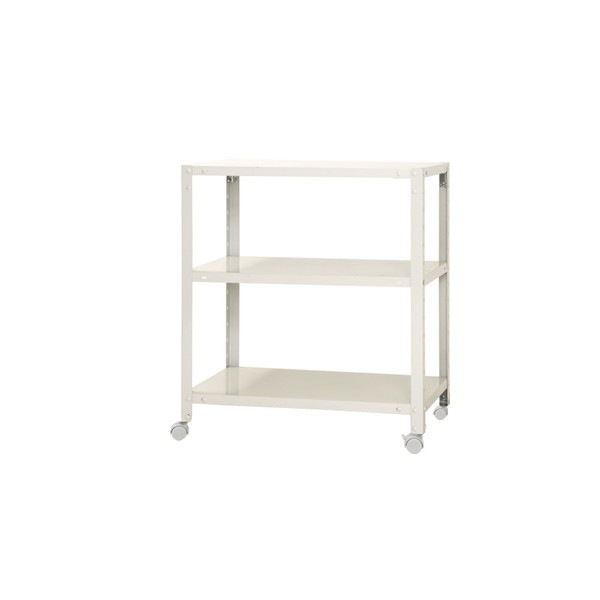 キタジマ 51070024601 NSTR-K246 ホワイト [スマートラック 3段 キャスター付] メーカー直送