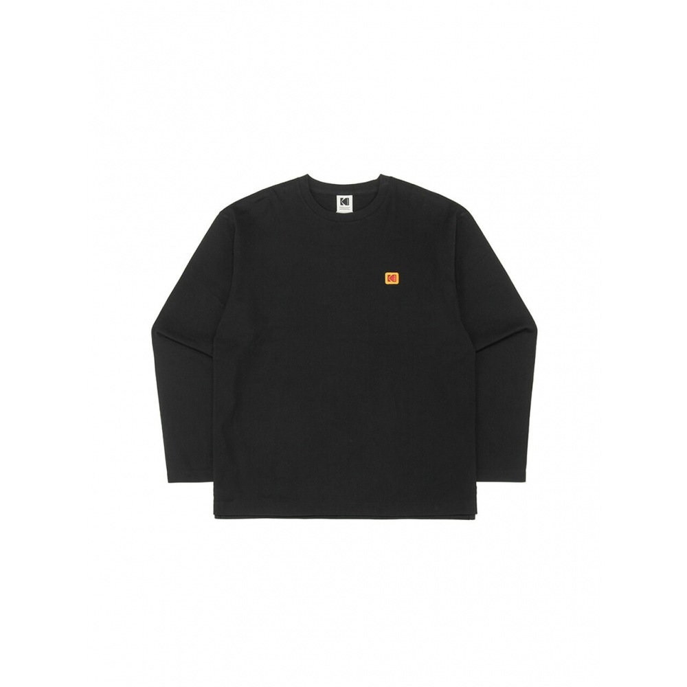 KODAK Apparel シグネチャー ミニロゴ 長袖Tシャツ BLACK