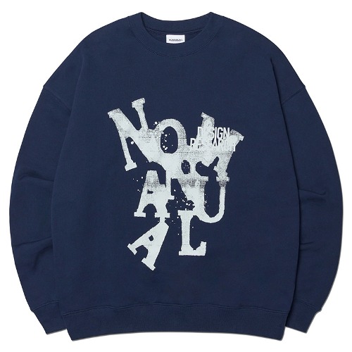 【NOMANUAL】 S.C.T SWEATSHIRT : DARK NAVY
