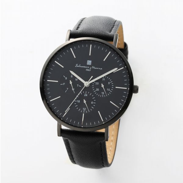 取寄品 正規品 Salvatore Marra 腕時計 SM22102-BKBK