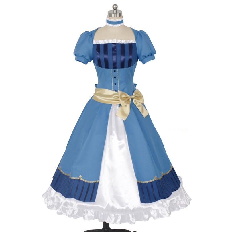 Theater 劇場版 黒執事 Book of the Atlantic エリザベス・ミッドフォード Elizabeth Midford 風 コスプレ衣装 イベント 演出服 変装 二次会 COS Co